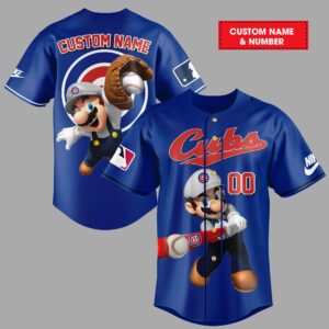 Chicago Cubs Baseball Jersey MLB Hello Kitty Custom Name & Number