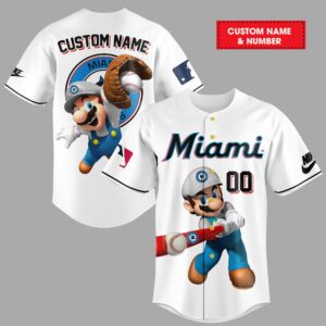 New York Yankees Jersey Shirt MLB Mario Custom Name – Number - BTF Store