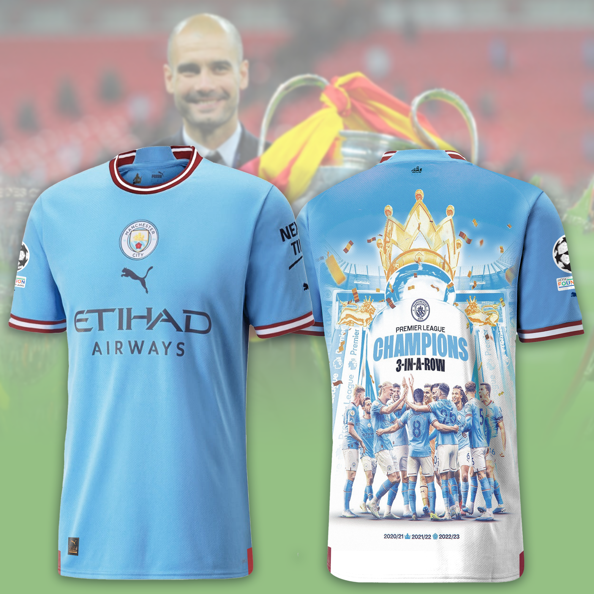 Check top t shirt Manchester City below 8