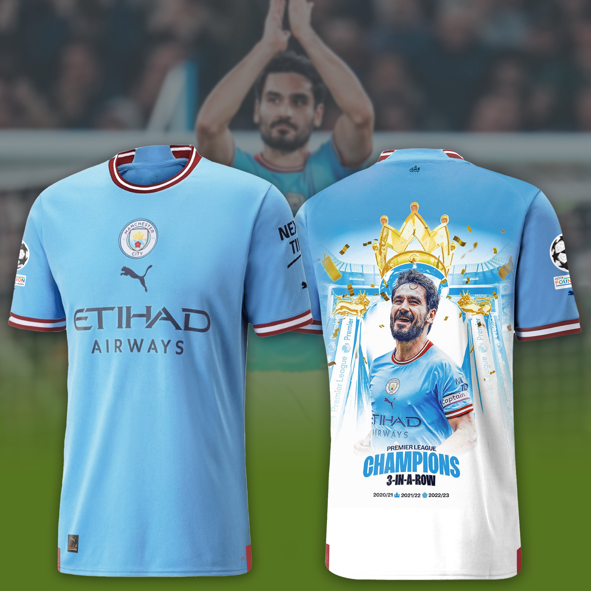 Check top t shirt Manchester City below 11