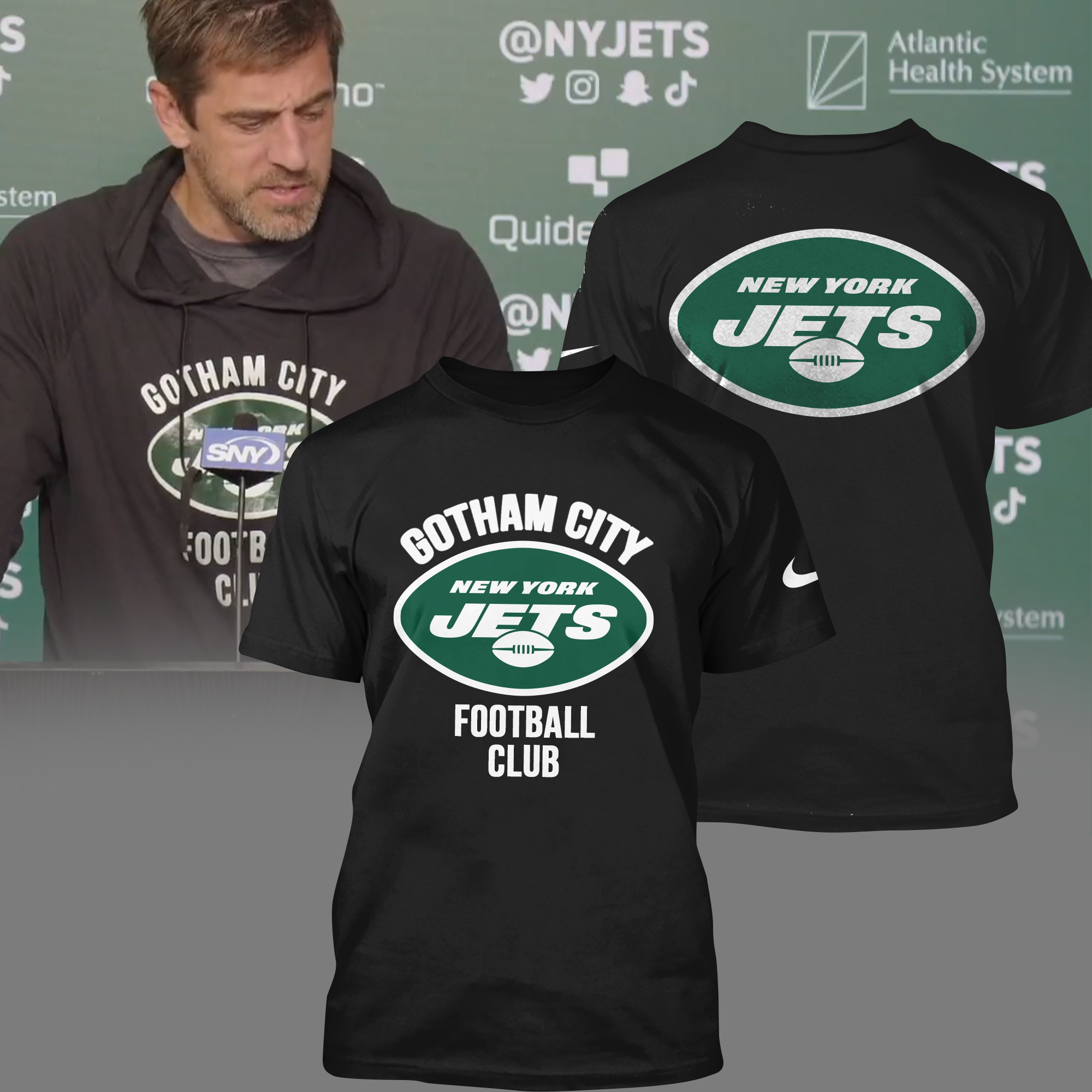 New york jets aaron rodgers ar football shirt, hoodie, sweater