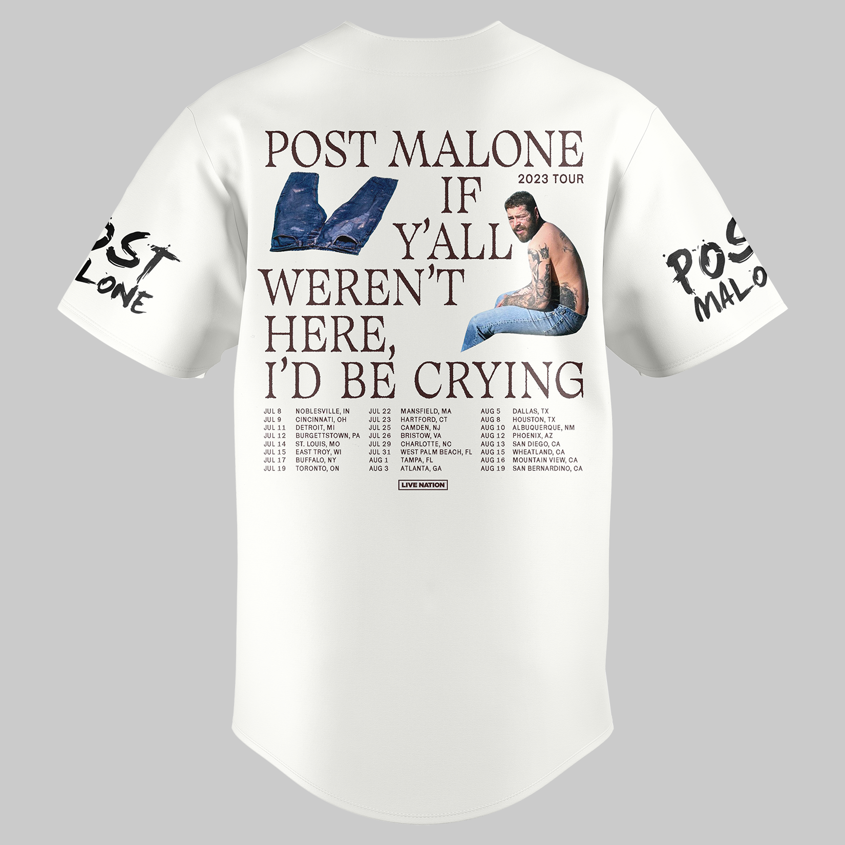 Post Malone Austin Release July 28 2023 Personalized Baseball Jersey -  Growkoc