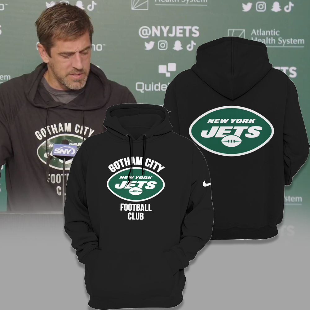 Jets Hoodie T Shirt Sweatshirt Double Sided Ny Jets Games Jets Vs Bills  Shirts New York Jets Hoodie Mens Womens Kids Gotham City Football Club  Hoodie - Laughinks