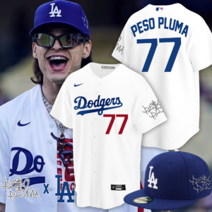 Peso Pluma Jersey Baseball Dodgers jersey